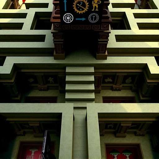 Meenakshi Temple inspired maze in Temple Maze Runner