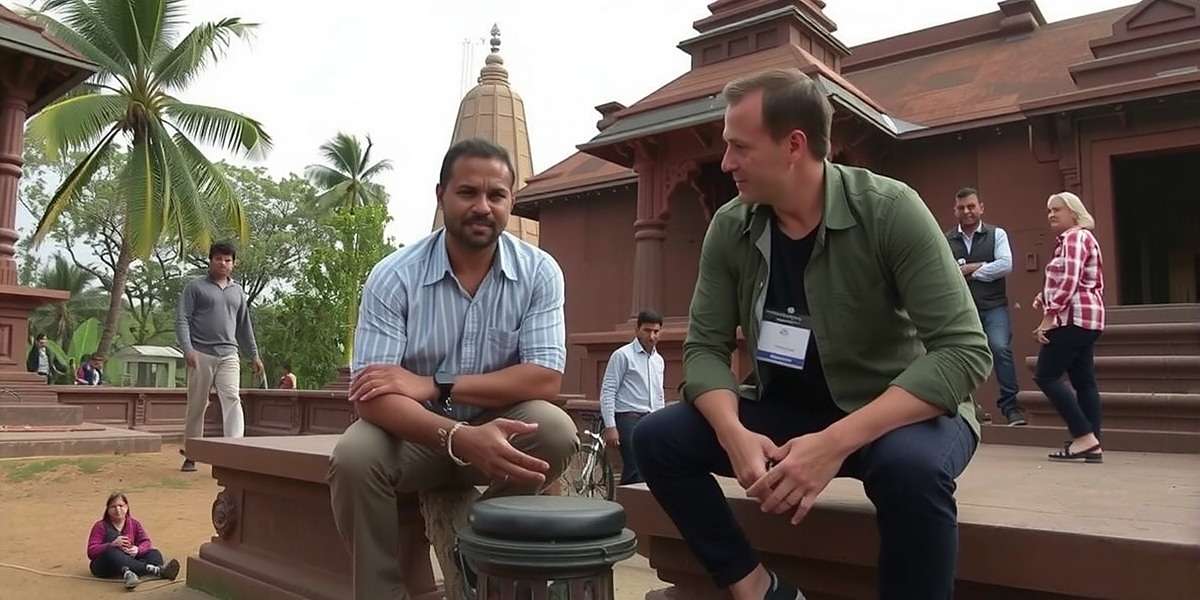 Temple Maze Runner community event at historical temple in India