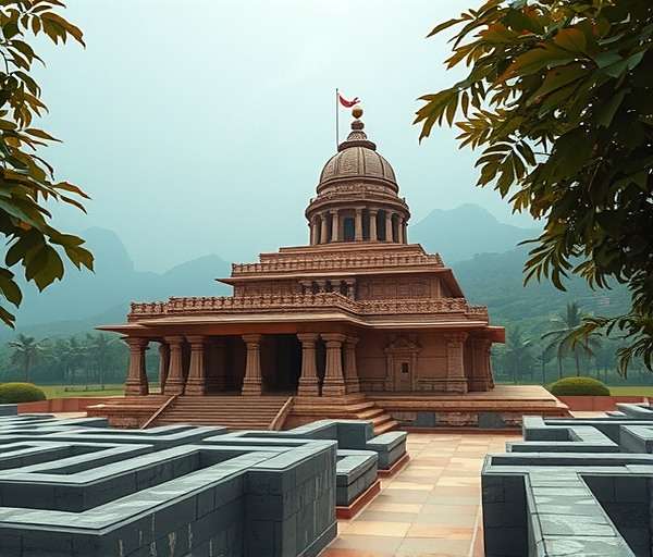 North Indian version of Temple Maze Runner with Indo-Aryan architecture