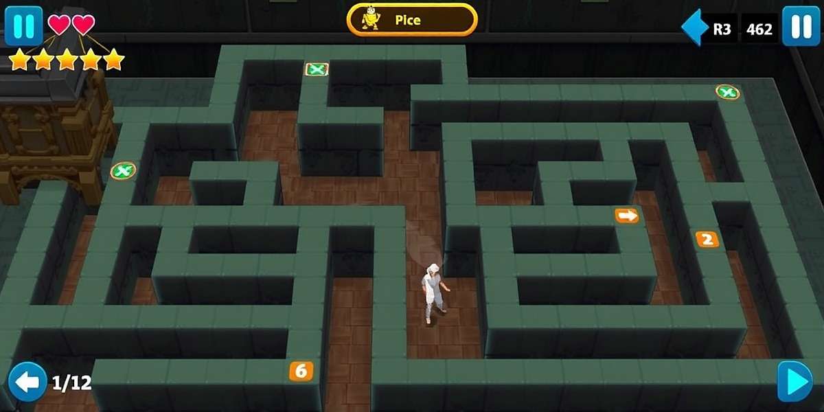 Temple Maze Runner strategy guide showing optimal path through temple maze